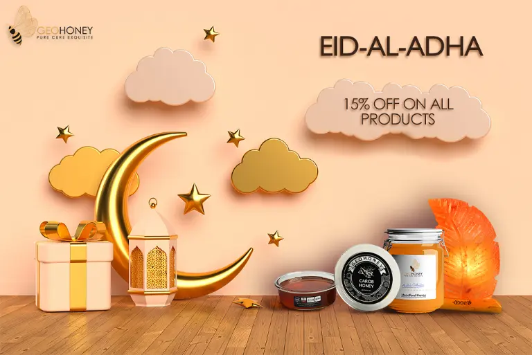 Eid-Al-Adha offer on products at Geohoney